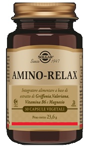Solgar Amino Relax Integratore per il Benessere mentale 30 Capsule